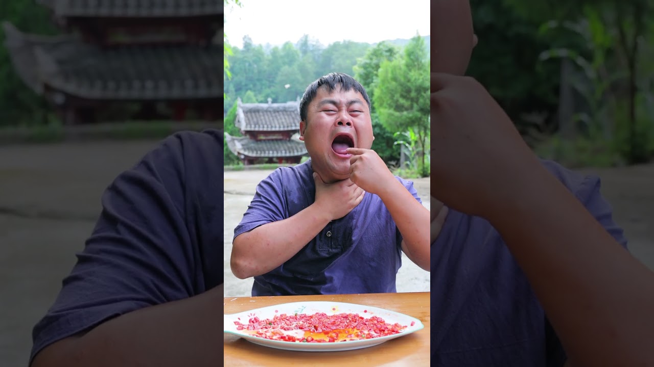 Songsong got a fish bone stuck in his throat