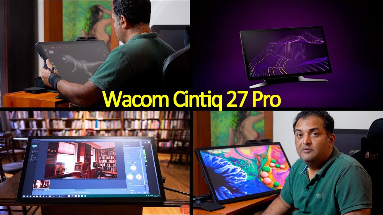 Siju Thomas Review on Wacom Cintiq 27 Pro - YouTube