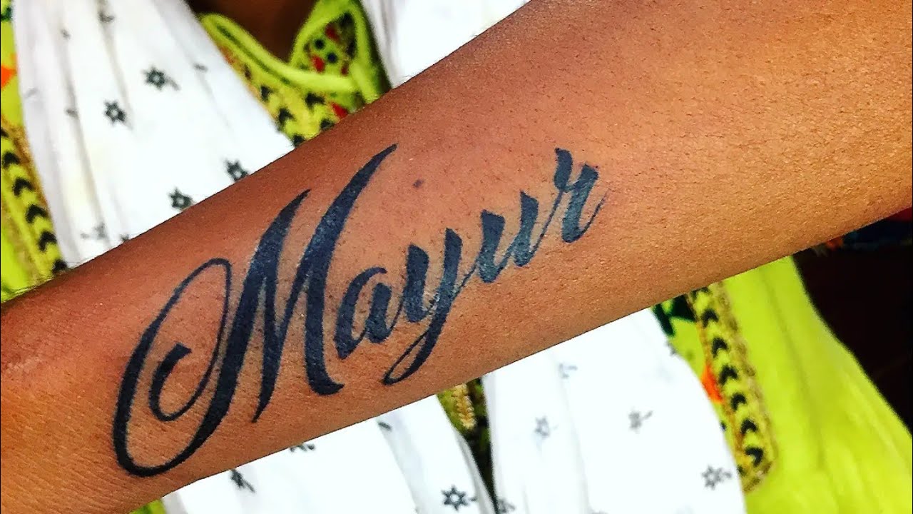 Share 83 about mayur name tattoo super cool  indaotaonec