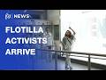 Greek and French flotilla activists return after detention in ‘Israel’