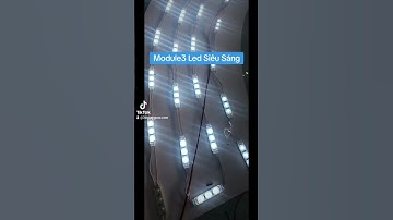 Module3 Led Siêu Sáng, 3D Quảng Cáo làm bảng hiệu đẹpmỹ thuật🤩#lambanghieu #chunoi #3d #3ddecor #led