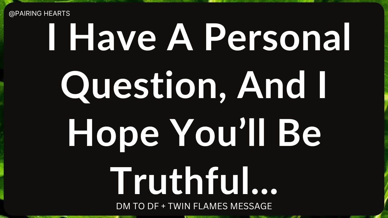 DM 📩 У меня есть личный вопрос, и я надеюсь, что вы ответите честно... 🥰 DM TO DF 🖤 Божественная ...