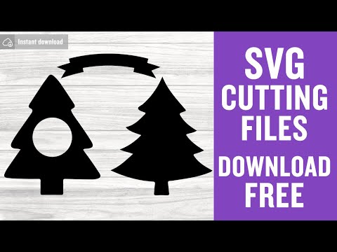 Free Christmas Tree Svg Files Free for Cricut Silhouette Instant Download