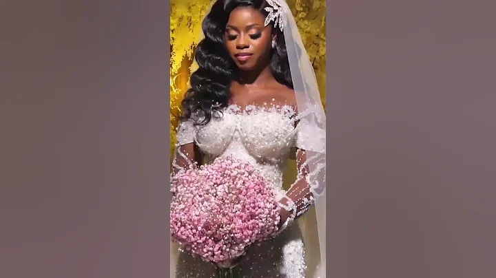 Stunning Ghanaian bride in 5 beautiful outfit #shortclip #youtube #youtuber #subscribe