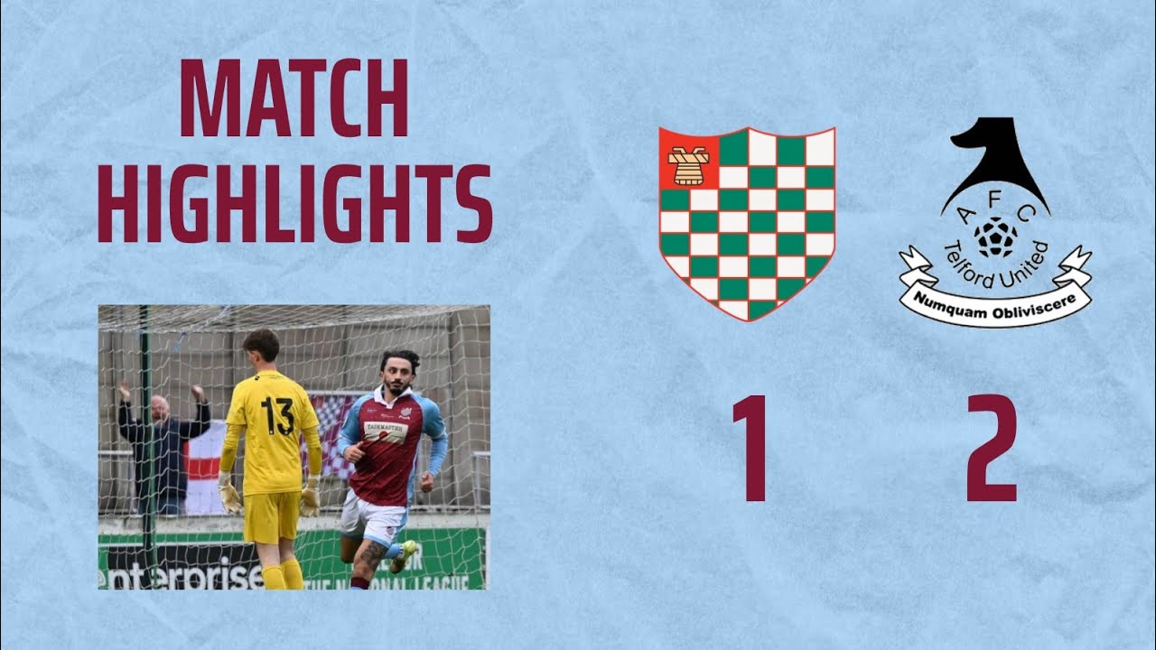 Read the full article - Match Highlights – Chesham United 1 AFC Telford United 2 – 15th November 2025