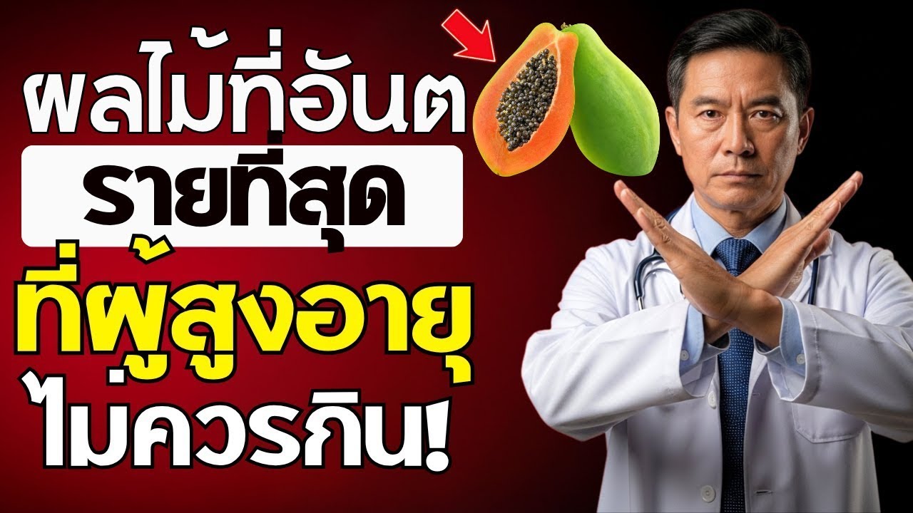 หมอเตือนผู้สูงวัย! 6 ผลไม้นี้ห้ามกินเด็ดขาด เสี่ยงไตพัง เบาหวานถามหา รีบดูด่วนก่อนจะสายเกินแก้