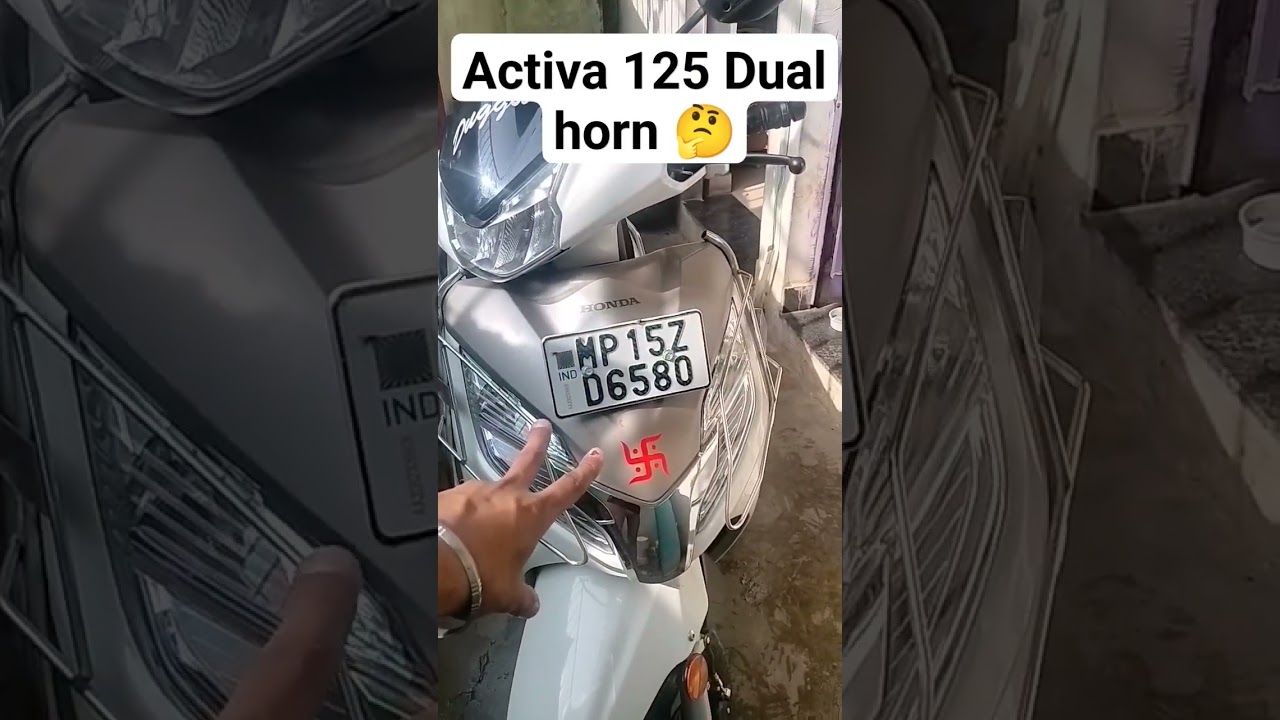 Activa 125 Dual horn installed 👍👍 