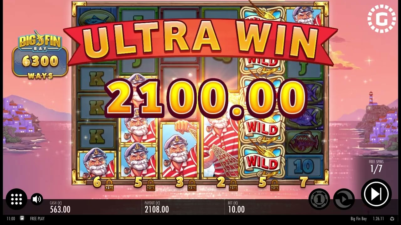 Big Fin Bay by Thunderkick Slot Features | GamblerID