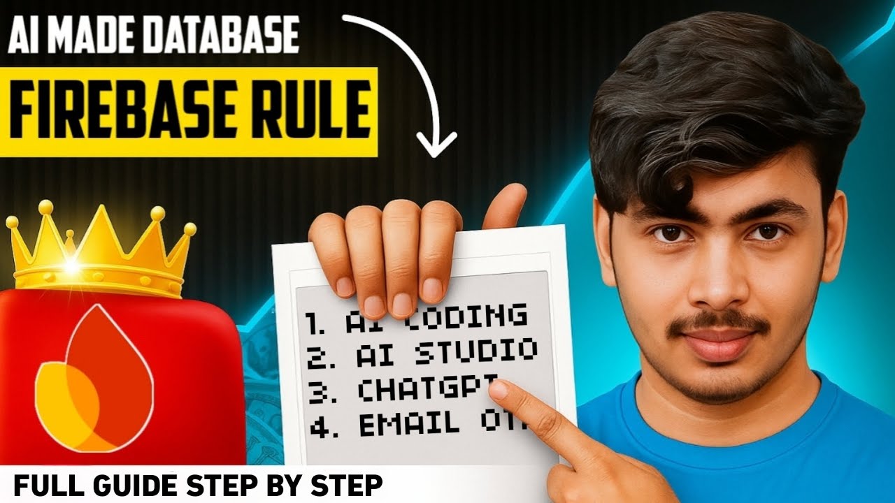 "Master Firebase Rules & Build AI-Based Realtime Database for Your App or Game | Full Guide 