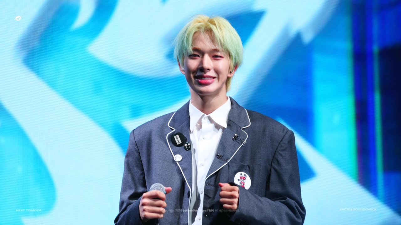 「NEXZ TOMOYA」260103 SOUNDCHECK 토모야 직캠 | One Beat Special Concert in TAIPEI