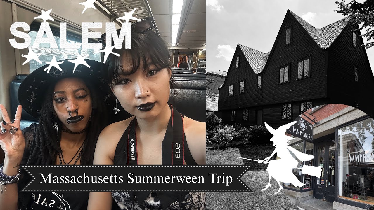 [Vlog] Happy Summerween!! 🖤🕸️| Boston & Salem, Massachusetts Trip