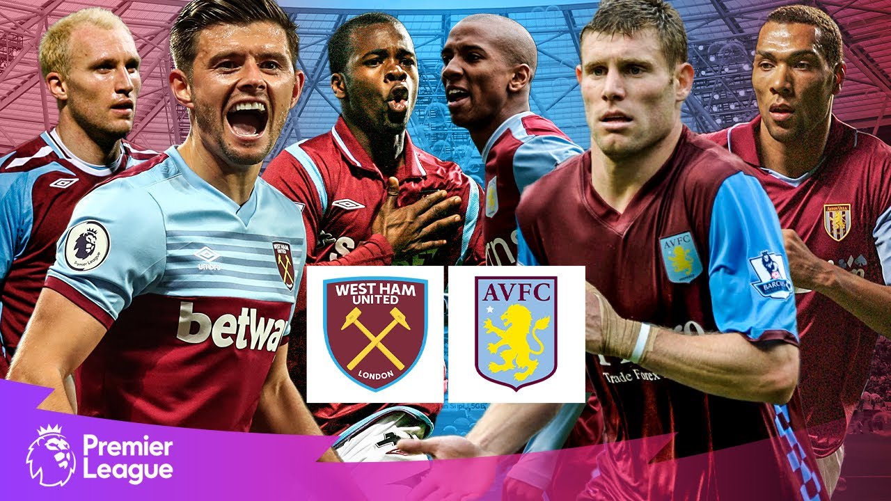 West Ham vs Aston Villa Classic Premier League Goals Cresswell, Milner, Young