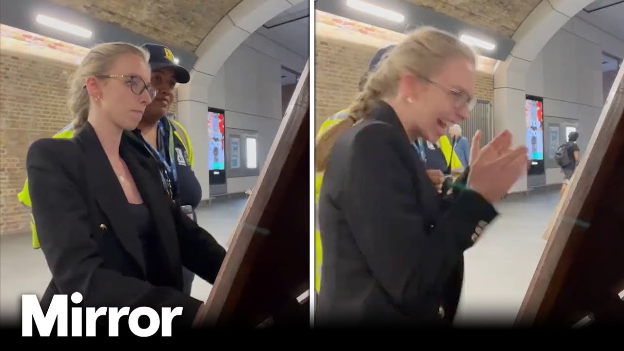 Impromptu musical duet creates ‘uplifting’ atmosphere in London station
