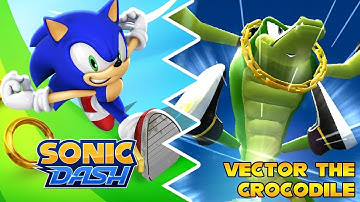 Sonic Dash - Vector the Crocodile Gameplay | Sky Sanctuary Zone Showcase