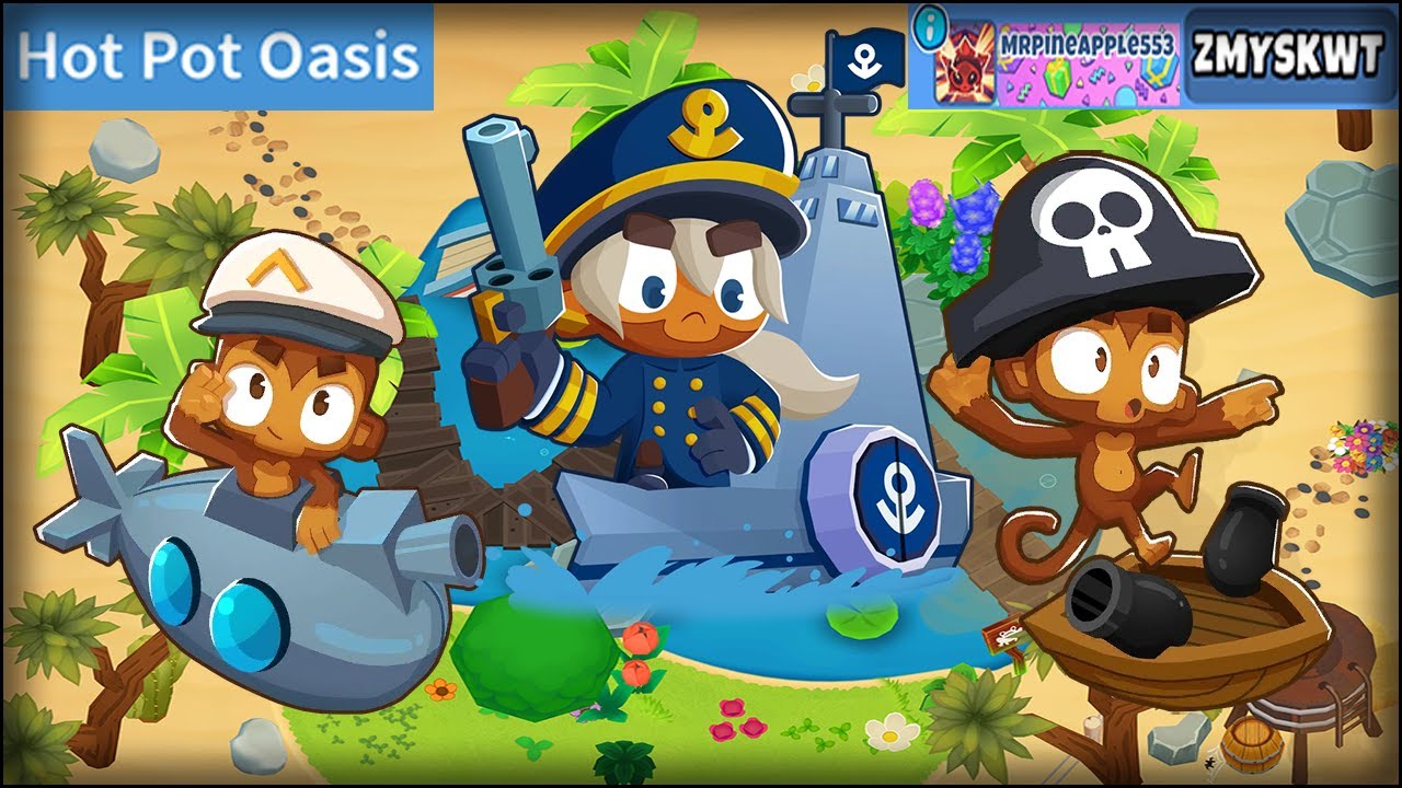 Using Naval Towers Only - Hot Pot Oasis - Map Made by MrPineapple553