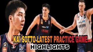 KAI SOTTO LATEST PRACTICE GAME ADELAIDE 36ERS | KAI SOTTO PRACTICE GAME | W Sports PH