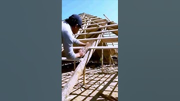 The process of building a wooden house - good tools can make things more efficient