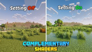 Minecraft Complementary Shaders Best Setting For Java Edition