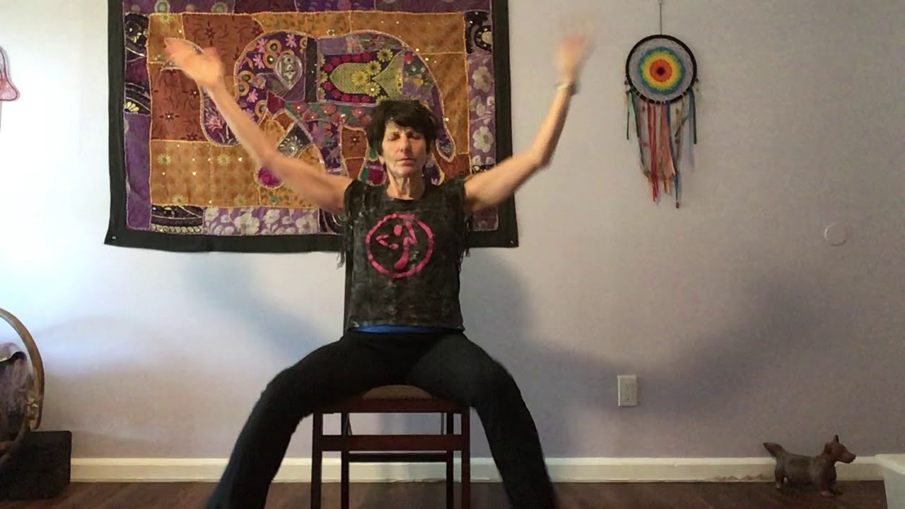Chair zumba - YouTube