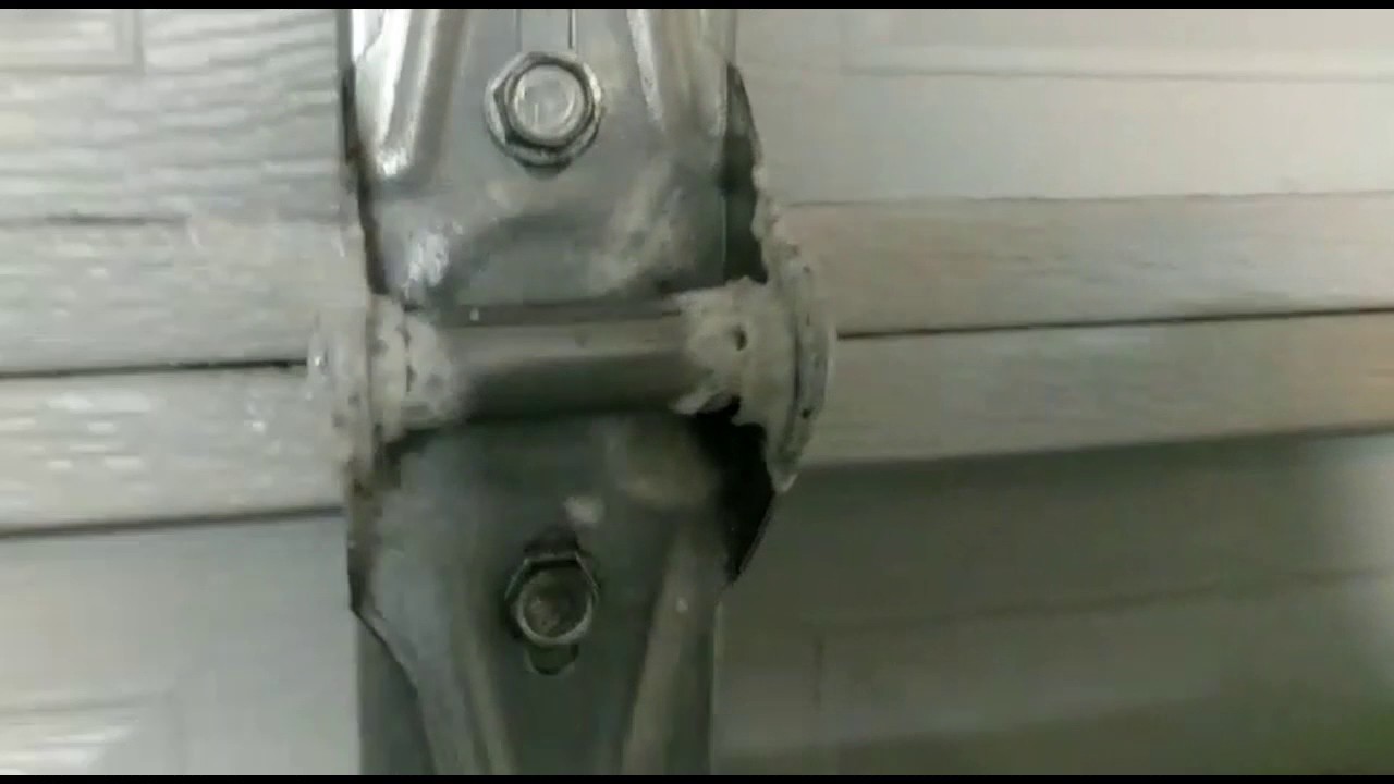 Before and After Garage Door Lubrication YouTube