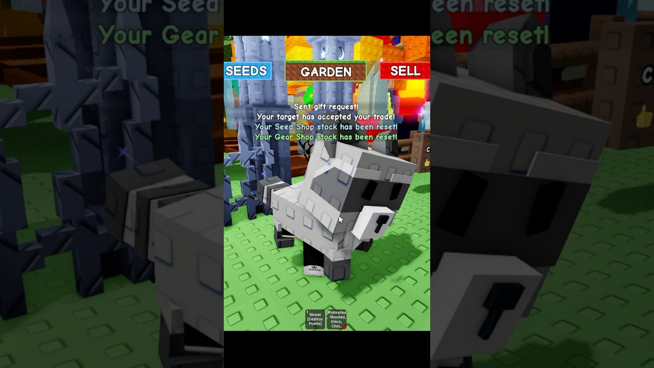 Trading Dog for Raccoon in Grow A Garden 🤑 