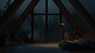 The sound of rain falling in the forest helps you sleep well/relieves stress