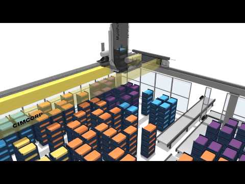 Simcop Robotics Cimcorp's MultiPick robot in operation - YouTube
