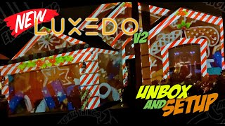 Modern Holiday Decorations that look Amazing, The Luxedo Video Projection System!