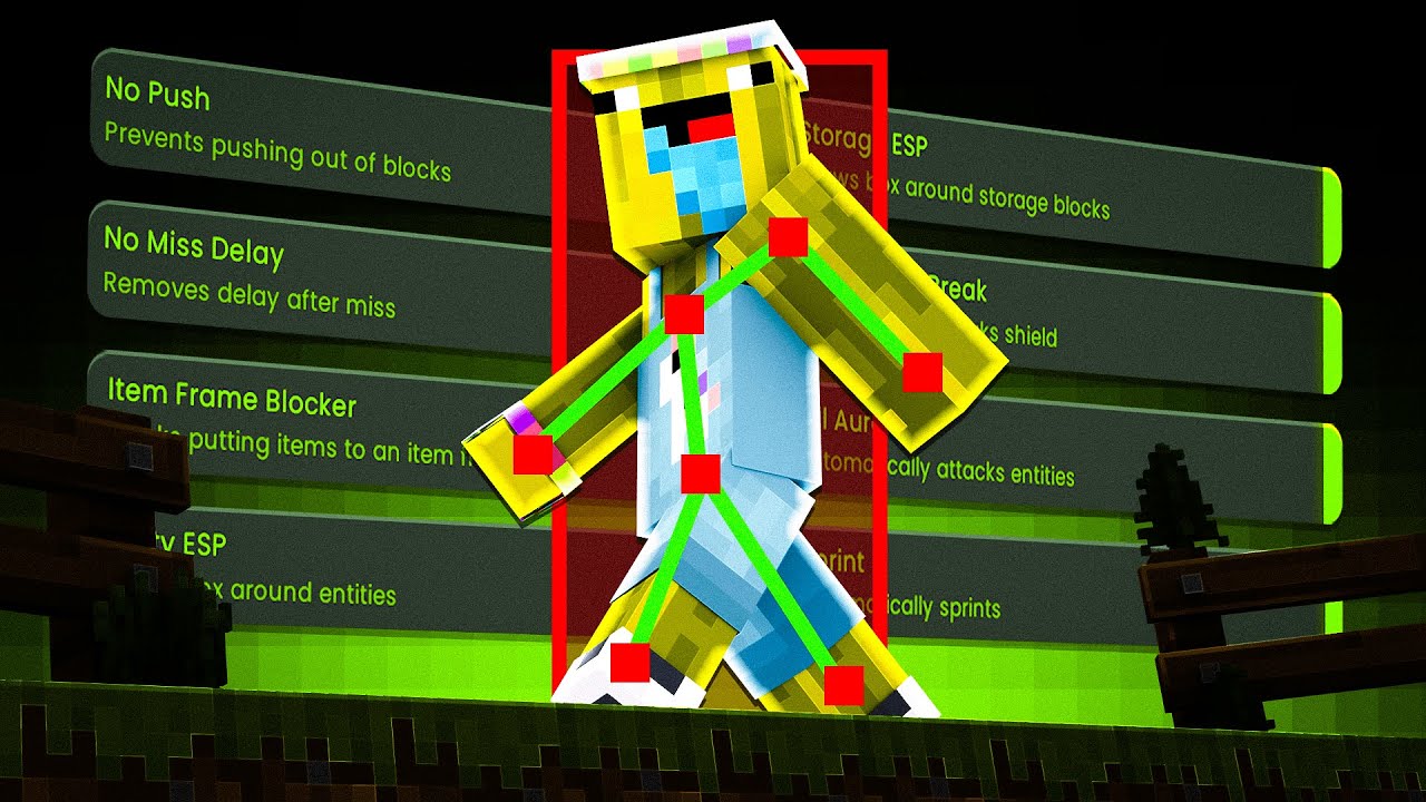 PRZETESTOWAŁEM NAJPOPULARNIEJSZE NIEWYKRYWALNE CHEATY DO MINECRAFT W POLSCE!