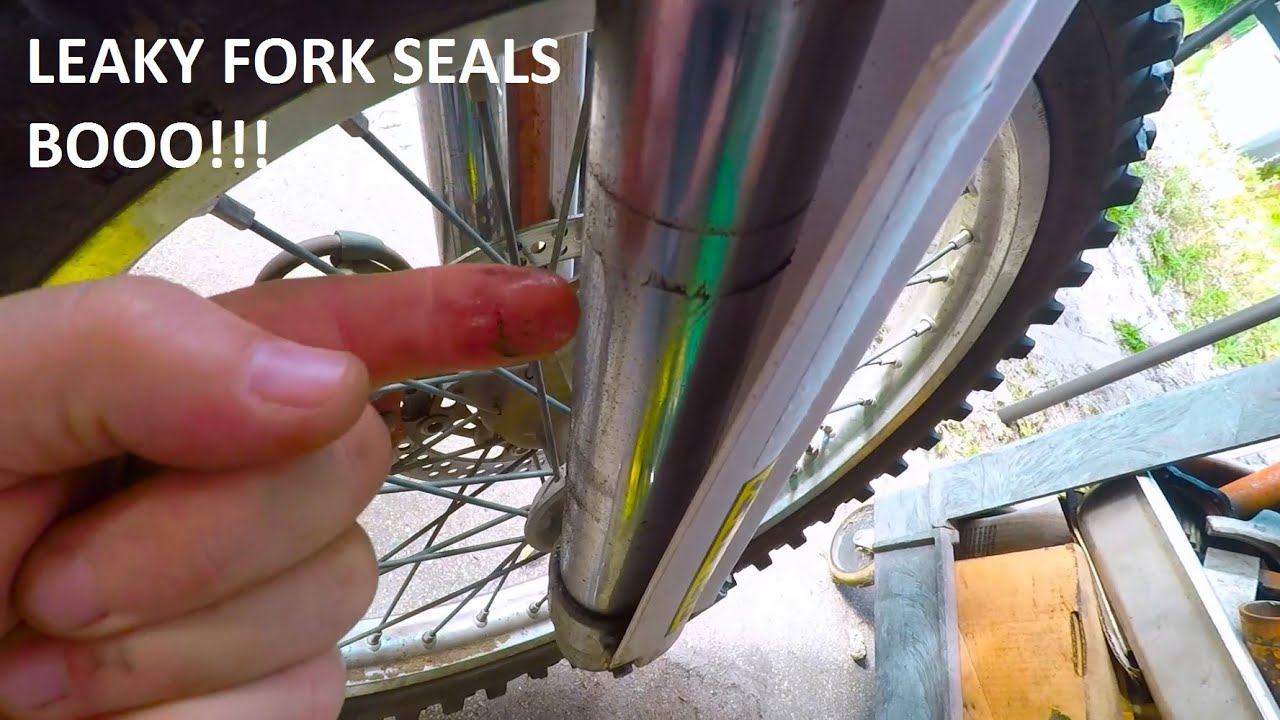 UH OH!! LEAKY FORK SEALS!! 2001 Yamaha YZ250F Inverted Forks Rebuild