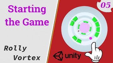 Unity Rolly Vortex Game - (E05): Starting the Game