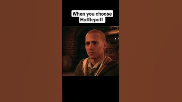What happens when you choose Hufflepuff in Hogwarts Legacy #shorts #hogwartslegacy #harrypotter