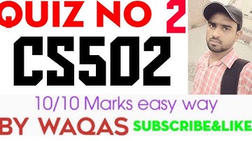 CS502 Quiz 2 Fall 2021|CS502 Quiz 2 2022|CS502 Quiz 2 solved|CS502 Correct Answers|CS502 Quiz 2 2021