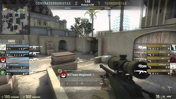 CS:GO 4 KILLS AWP DUST2 Competitive