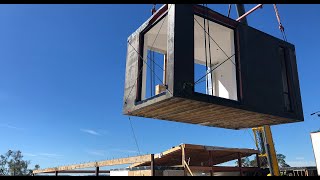 Installation of a Custom Plant Prefab Home in Sonoma, CA