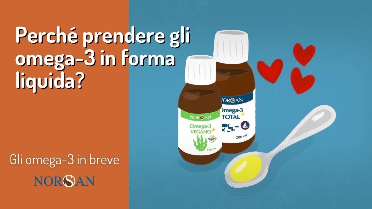 Perché prendere gli omega-3 in forma liquida? - YouTube