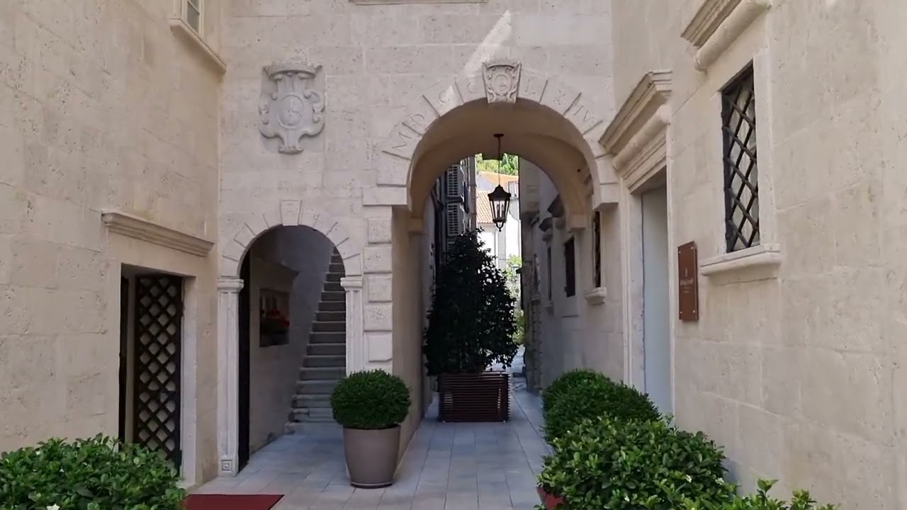 Exploring Perast, Montenegro