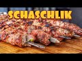 RUSSISCHES SCHASCHLIK VOM GRILL - deutsches BBQ-Video - 0815BBQ