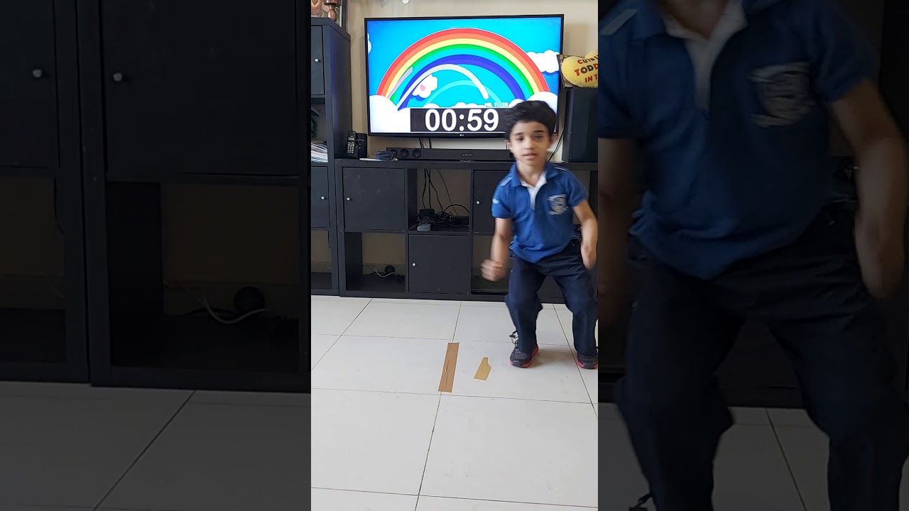 Sideward jumping challenge