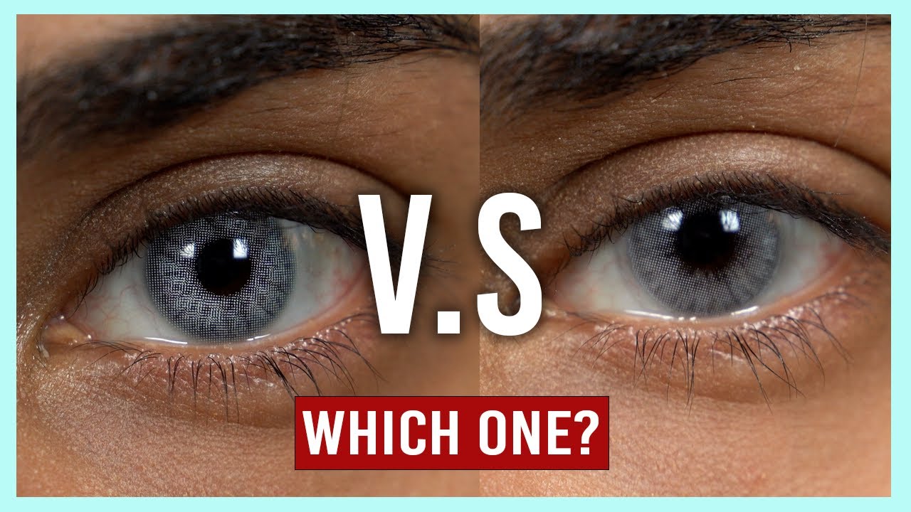 Solotica Hidrocor Ice Vs Belleza Gray | Best Gray Contact Lenses