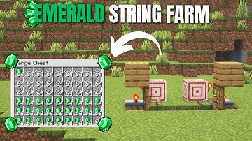Minecraft EASIEST String And Emerald Farm in 1.21.5