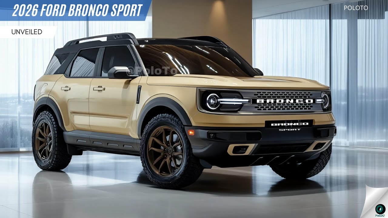2026 Ford Bronco Sport navigating deep snow on a forest trail