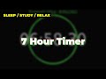 7 Hour Timer | Emerald Colour