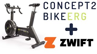 Concept2 BikeErg + Zwift | Works right out of the box!