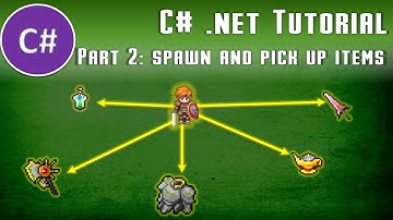 How to Spawn random game items in 2D and collect it using collision in Windows Forms and C#.