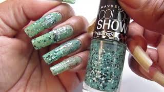 Maybelline color show nail lacquer's polkadots collection