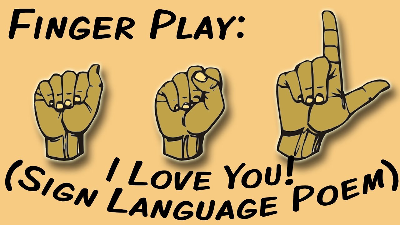 I Love You American Sign Language Asl Poem Youtube