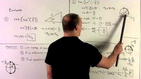 Evaluating Inverse Trig Expressions 2