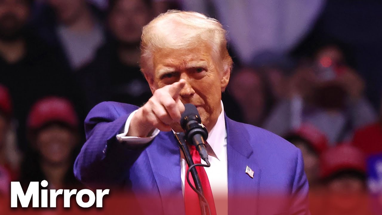 Donald Trump hosts homecoming rally at Madison Square Garden - YouTube