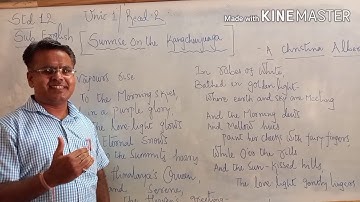 Std 12th I English | Unit 1 | Read 2 |Part 1 | By. Dr.Nilesh Karia